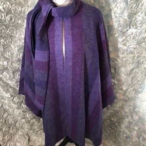 Vintage 1980"s Avoca Collection Pure Wool Poncho